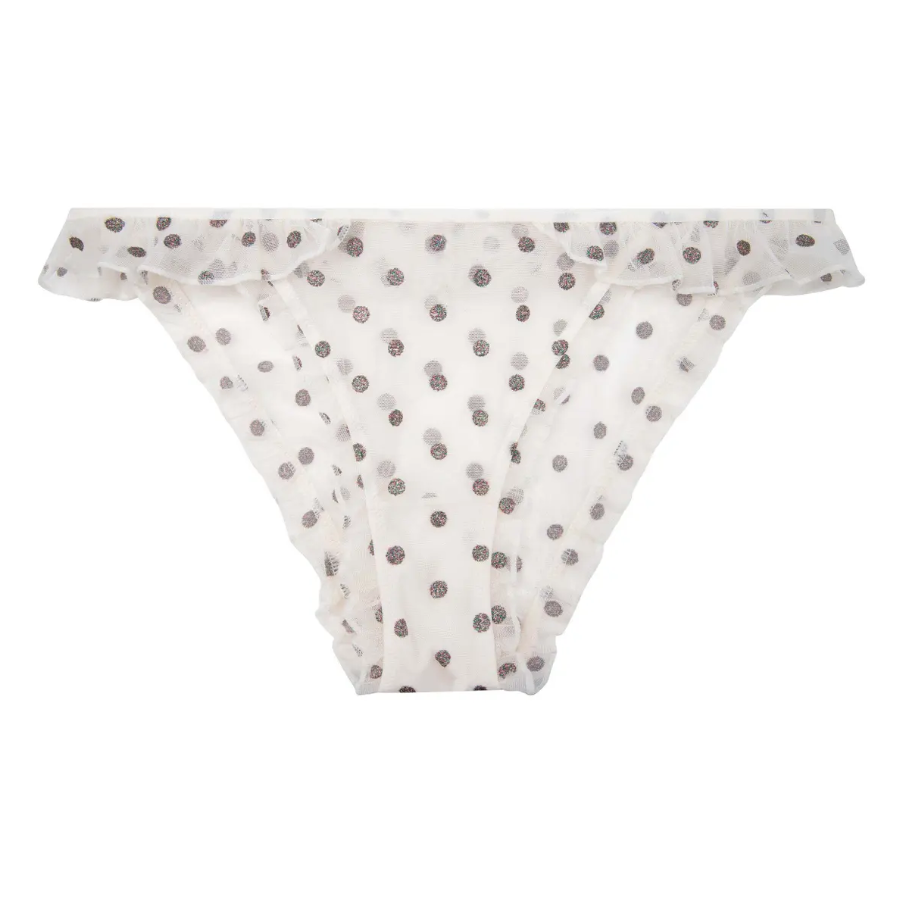 Off White Frilly Knickers - Cybershop Australia
